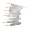 652F 8Pcs Cake Roll Ruler Uniform Division Mold Graduated Scale Balances Ruler Pastry Baking Kitchen Dessert Making Tool