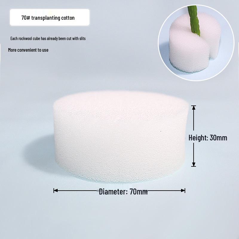 Hydroponic I-Shaped Polyurethane Sponge for Soilless Cotton Seedlings and Vegetables.