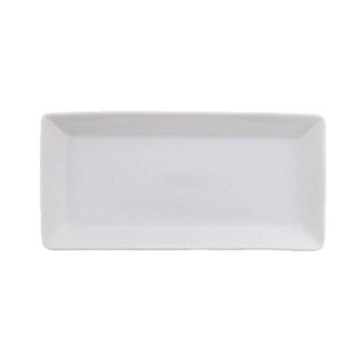 EAST table Quadratische Platte Halb 23,6cm Weiß STUDIO BASIC Hergestellt in Japan Lange Quadratische Platte Quadratische Platte Spülmaschinenfest Mikrowellengeeignet di-B2-2006-0