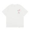 Mens Oversized Vintage Washed Cotton T-Shirt With Cartoon Animal Print Streetwear Loose Fit Short Sleeve Tee