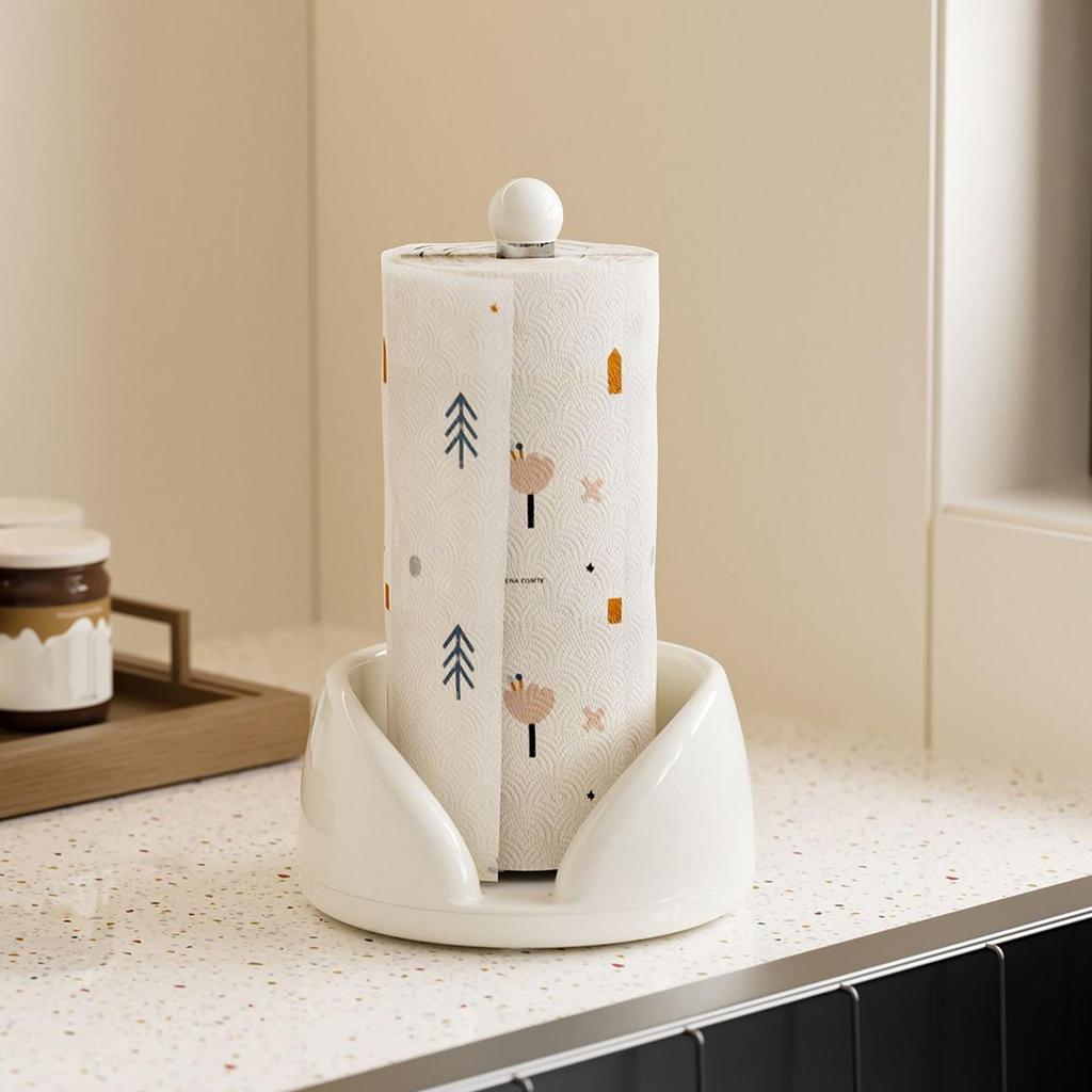 Paper Towel Holder Multi-functional Stainless Steel Rotating Home Supplies Kitchen Towel Holder for Home Apartment Counter Hotel