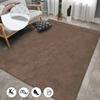 Solid Color Simple Living Room Carpets Light Luxury Art Rugs for Bedroom Decor Large Size Lounge Mat Thickened Flannel Carpet