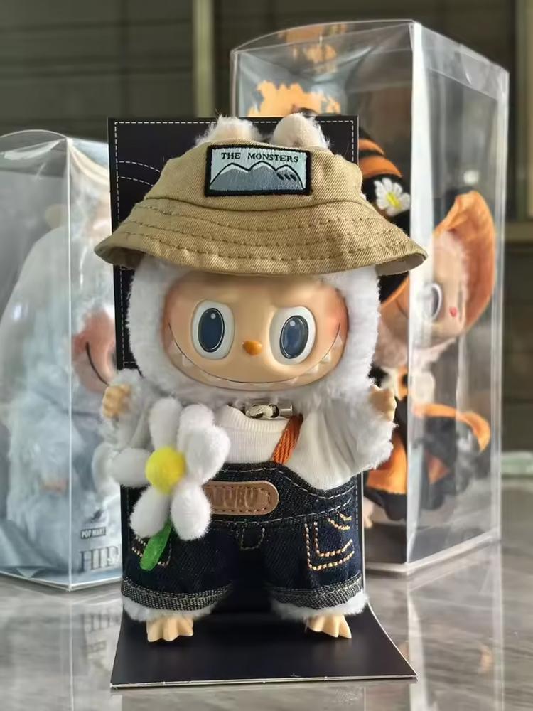 

Розовый Лабубу Мококо 1-й весенний цветок Милая виниловая кукла Kawaii Украшение для рюкзака Кукла Парк развлечений Ограниченный тираж