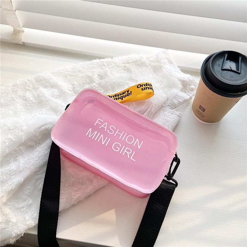

2026 New Summer Mini Square Bag Jelly Bag Clear Bag Shoulder Handbag Fashion Women Ita Bag