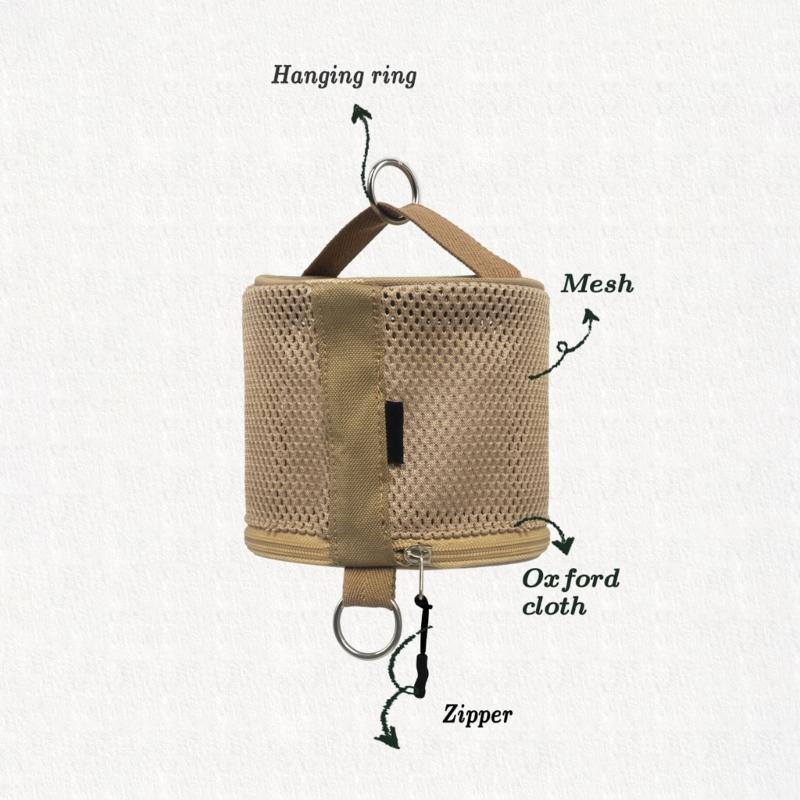 Tissue Dispenser  Outdoor Camping Tissue Case Portable Roll Paper Storage Bag For Camping Hiking Picnics And Home Use