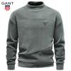 2026 Neuer Herren-Hoodie, Ovaler Fleece-Halbhoher Kragen Off-Shoulder Herren-Hoodie, Verdickter Herbst- und Winter-Hoodie
