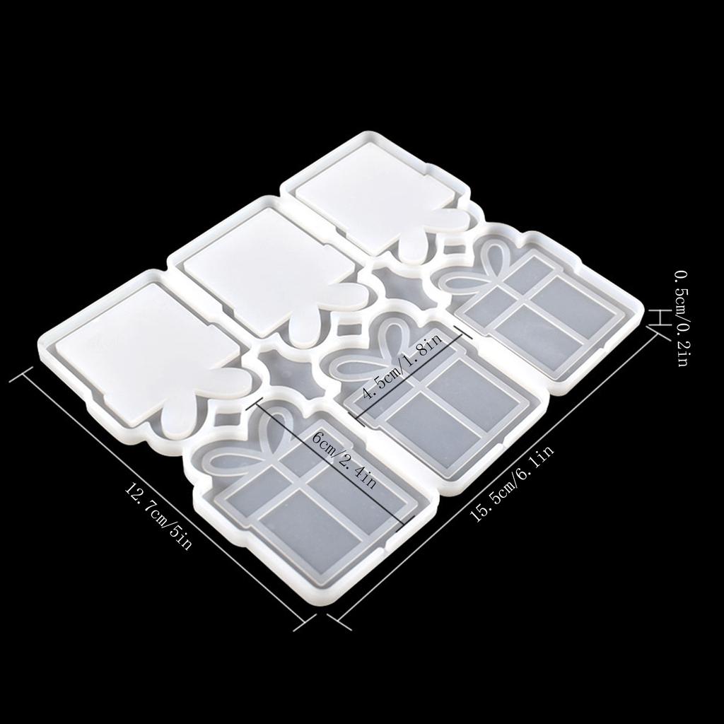 Sugarcraft Mould Cookie Mould Gift Box Gift Food-grade Silicone Candy Cutter Lollipop Mold Easy To Clean Baking Utensils