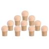 10pcs Round End Replaceable Sponge Head Sponge Glitter Powder Sponge Tip Salon Use