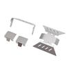 RC Car Chassis Armor Metal RC Chassis Skid Plate Axle Protector Front Guard for SCX10 III