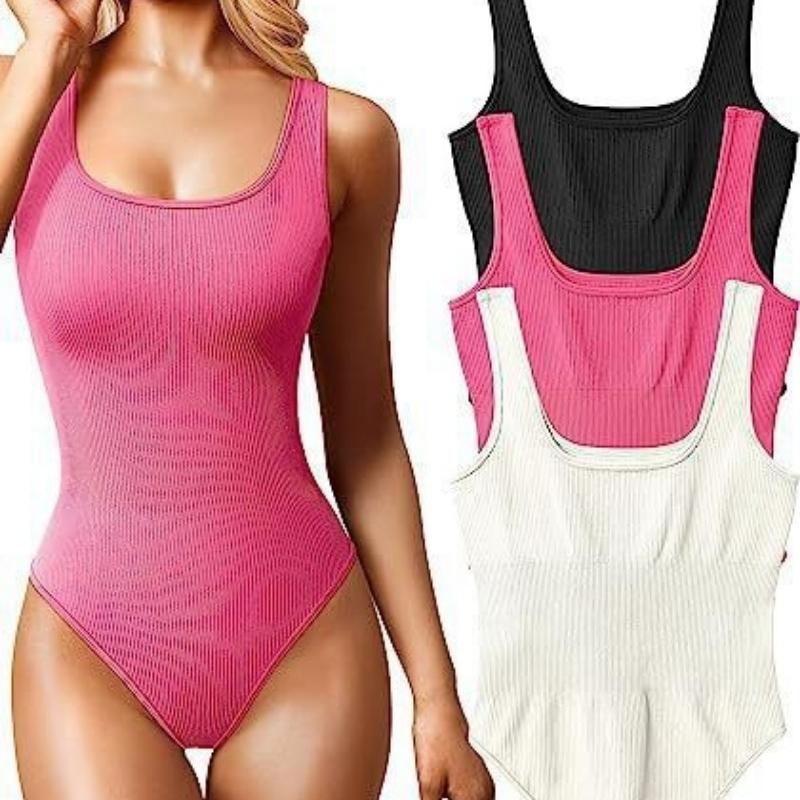 

Летние женские сексуальные боди без рукавов, жилет с U-образным вырезом, однотонный облегающий комбинезон, женский модный элегантный повседневный комбинезон, офисные женские комбинезоны 24256 L светло-розовый