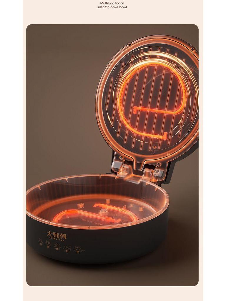 Dual-Sided Electric Griddle and Hot Pot: Multi-functional Pancake Maker, Baking Pan, and Grill