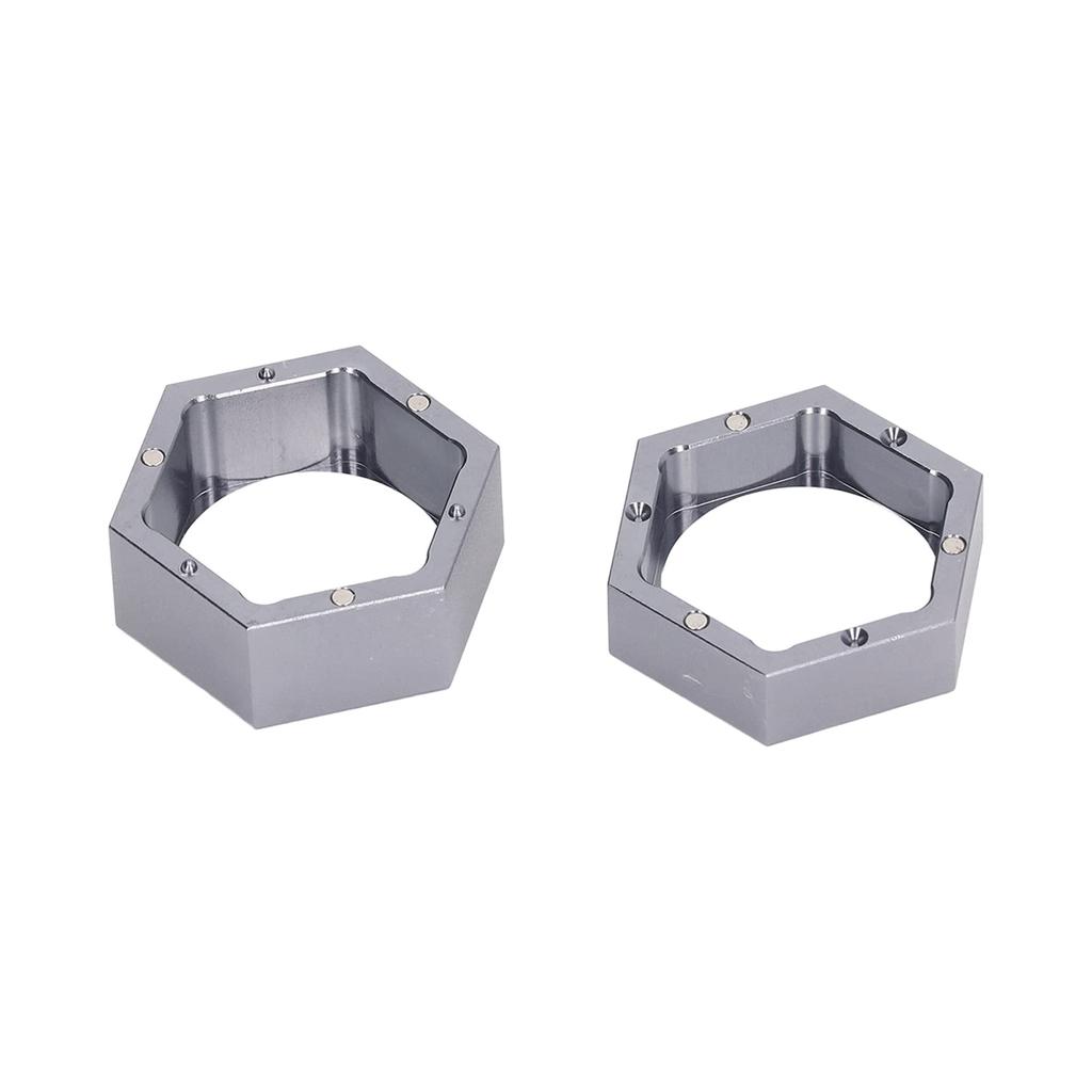 Billiard Chalk Lightweight and Portable Mini Billiard Chalk Hexagonal Pool Cue Chalk Box Billiard Accessories Holder, Case, Holder, (Gray)