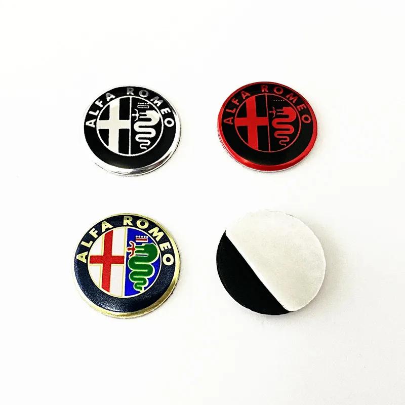 Autocolantes para Carro Para Alfa Romeo 5 Peças 14mm Carro Comando Remoto Carcaça Botão Chaveiro Chave Logótipo Autocolante Emblema Decalque Símbolo Etiquetagem Para Alfa