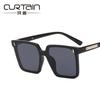 Square Rice Nail One-Piece Sunglasses Fashion Sunglasses Street Shooting Tide Uv Protection Sunglasses