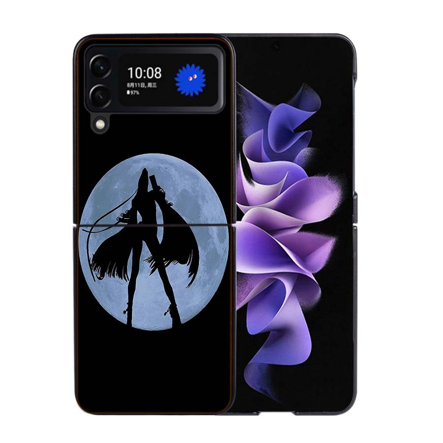 Bayonetta Phone Case For Samsung Z Flip 7 6 5G Galaxy Z Flip4 Z Flip5 Z Flip3 Coque Black Hard PC Shell Protective Cover