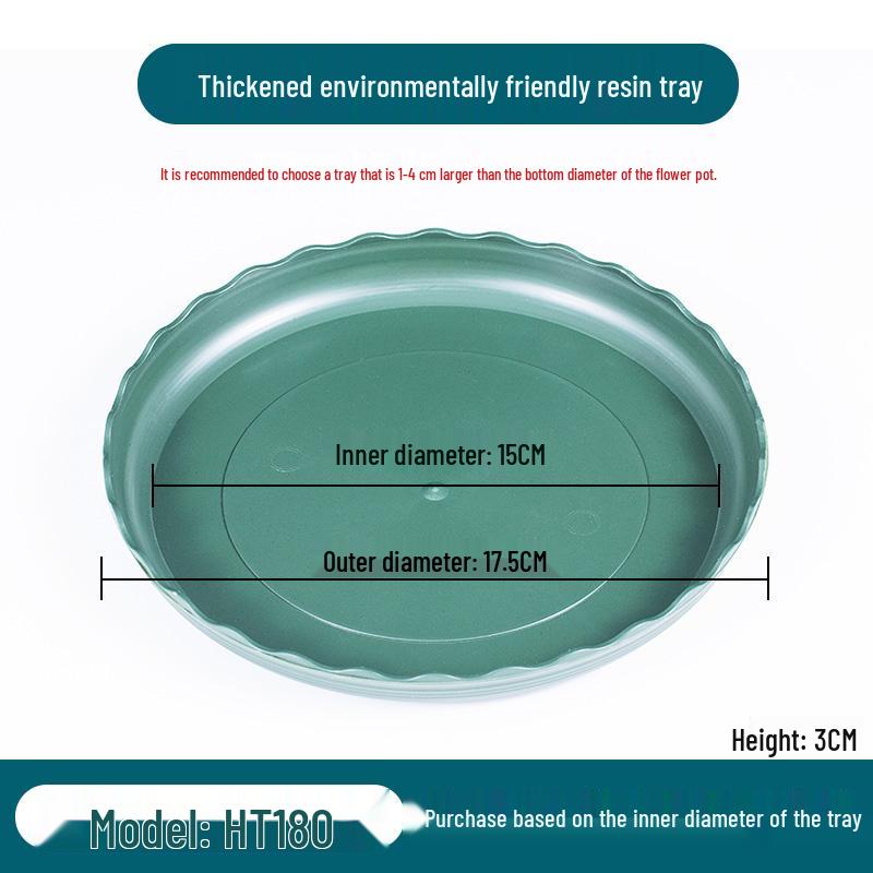 Large Round Plastic Flower Pot Tray for Succulents