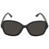 Grey Square Ladies Sunglasses Gg0765sa 002 57
