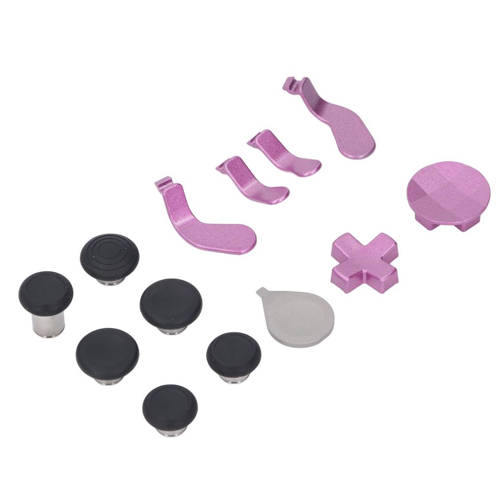 Controller Thumbsticks Set Stainless Steel Rubber D Pads Paddle Controller Accessories for Elite