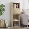 VidaXL Highboard Buffet Sonoma Oak 40x42.5x124 Cm Engineered Wood, Buffet, Cupboard, Sideboard, Cabinet, 846161