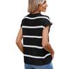 Women's Summer Round Neck Short Sleeve Knit Sweater Pullover Vest