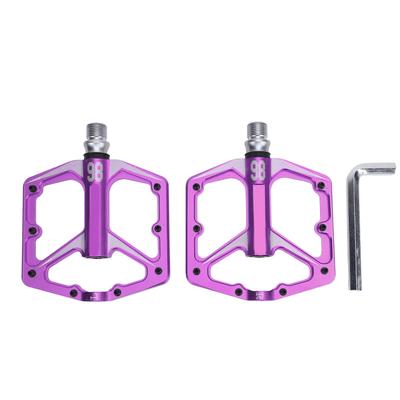 1 Pair Cycling Pedals 3 Sealed Bearing Hollow Non Slip Aluminum Alloy Pedal Replacement for