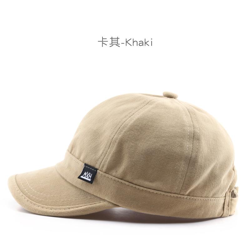 Short Brim Baseball Cap Cotton Men Women Soft Vintage Dad Hat Adjustable Trucker Style Low Profile Cap