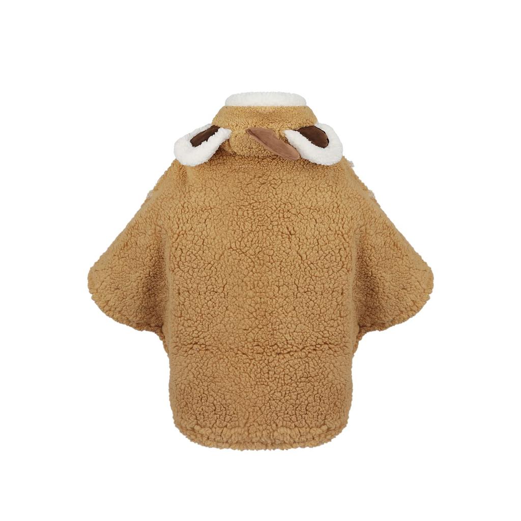 Baby Hooded Cold Weather Cloak for Boys and Soft To the Warm Baby Bathtime New Baby Shower Khaki [XGOPTS] Coat, Cute, Fall/Winter, Fluffy, Warm,