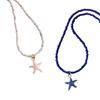 Starfish Spring Summer Necklace Short Neck Choker Chain Cute Pendant Necklace  for Women Girls