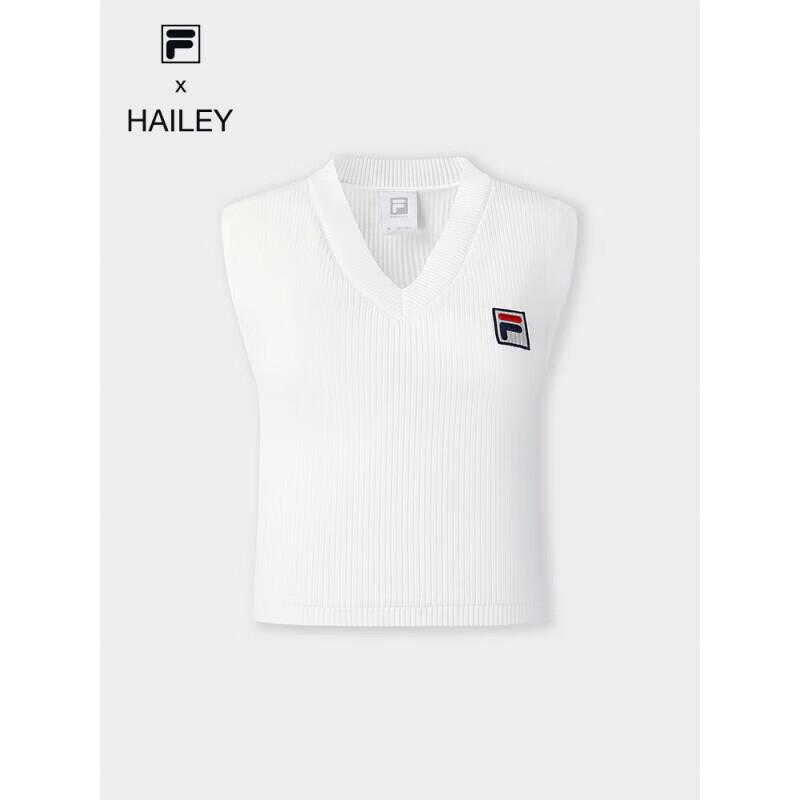 FILA x Hailey Women's Woven V-neck Tennis Vest