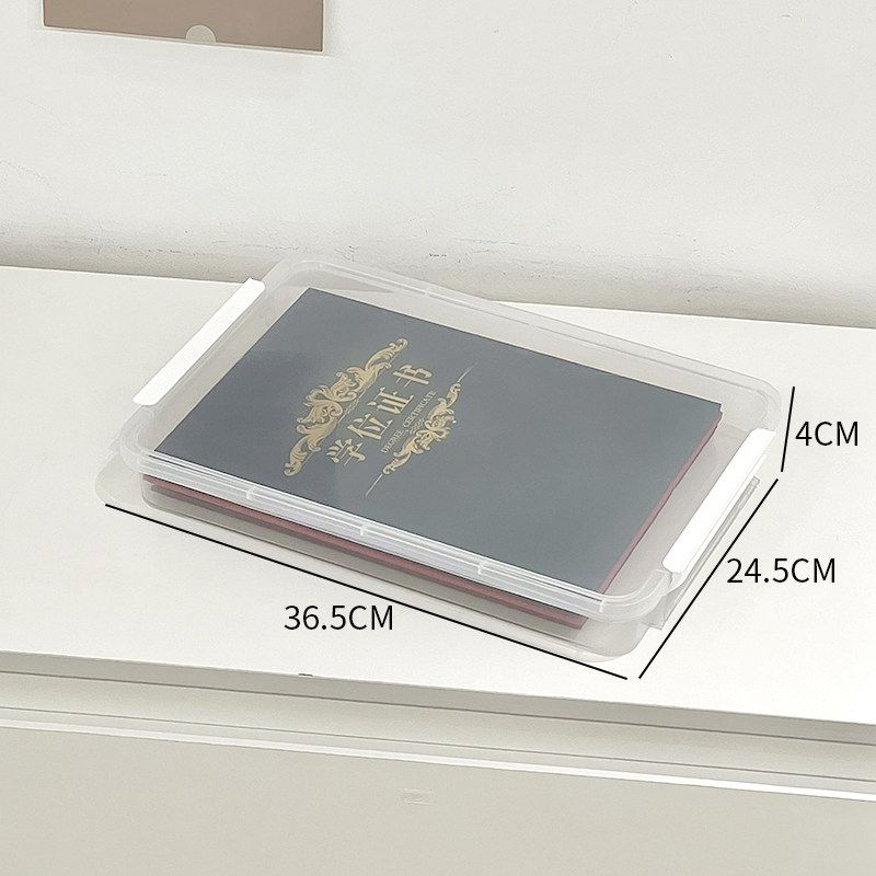 Writing Board File Bag Storage Box Test Paper Storage Writing Pad Plywood Storage File Folder Study Stationery