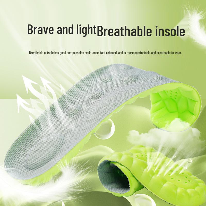 Cushioned Sports Insoles: Deodorant, Breathable, Shock-Absorbing, and High-Elastic for Long-Lasting Comfort