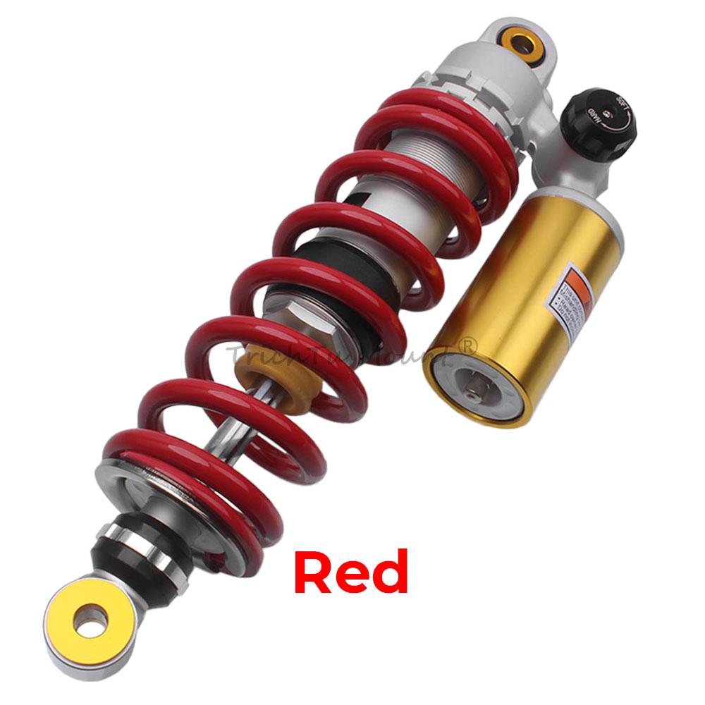 Black White Red 345mm Rear Air Shock Absorber Solid Steel+Aluminium Alloy For Yamaha Banshee 350 YFZ350SE Special Edition 2005