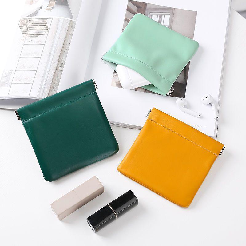 

Компактный клетчатый чехол для помады, многофункциональный кошелек