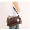 Men's Lightweight Water-Repellent PU Travel Bag for Gym, Yoga, and Sports