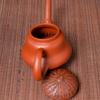 Chinese-style Retro Red Clay Teapot Handmade Tea Brewing Device Gongfu Teapot Single-person Fisherman Teapot Long-spouted Teapot