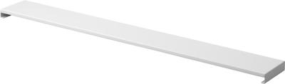 Yamazaki Jitsugyo Exhaust Port Cover Flat Type W75 White W78 X D10 X H2.5cm Plate Thin Oil Splash Guard Easy To Clean 2904