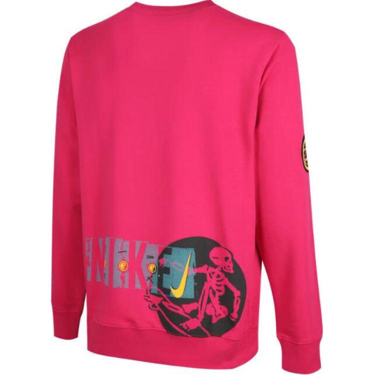 Nike Club Crew Neck Sweatshirt Fashion Comfortable Men Sweatshirts Red HQ4953-615