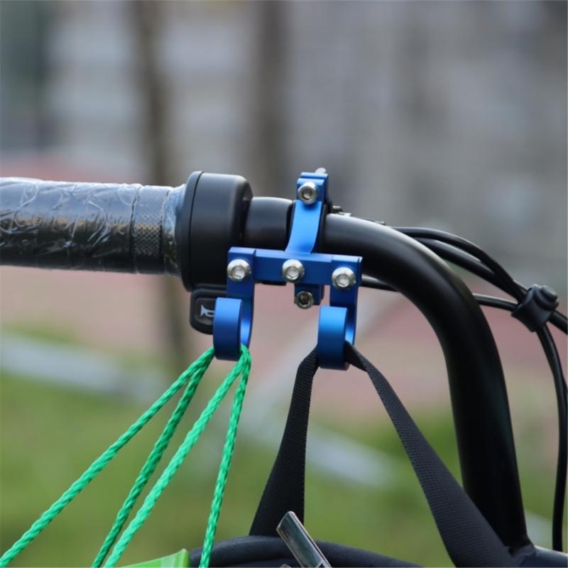 Multifunctional Hook Easy Install Aluminum Hanging Accessory Convenient Aluminum Double Hook for Motorbike & Scooters