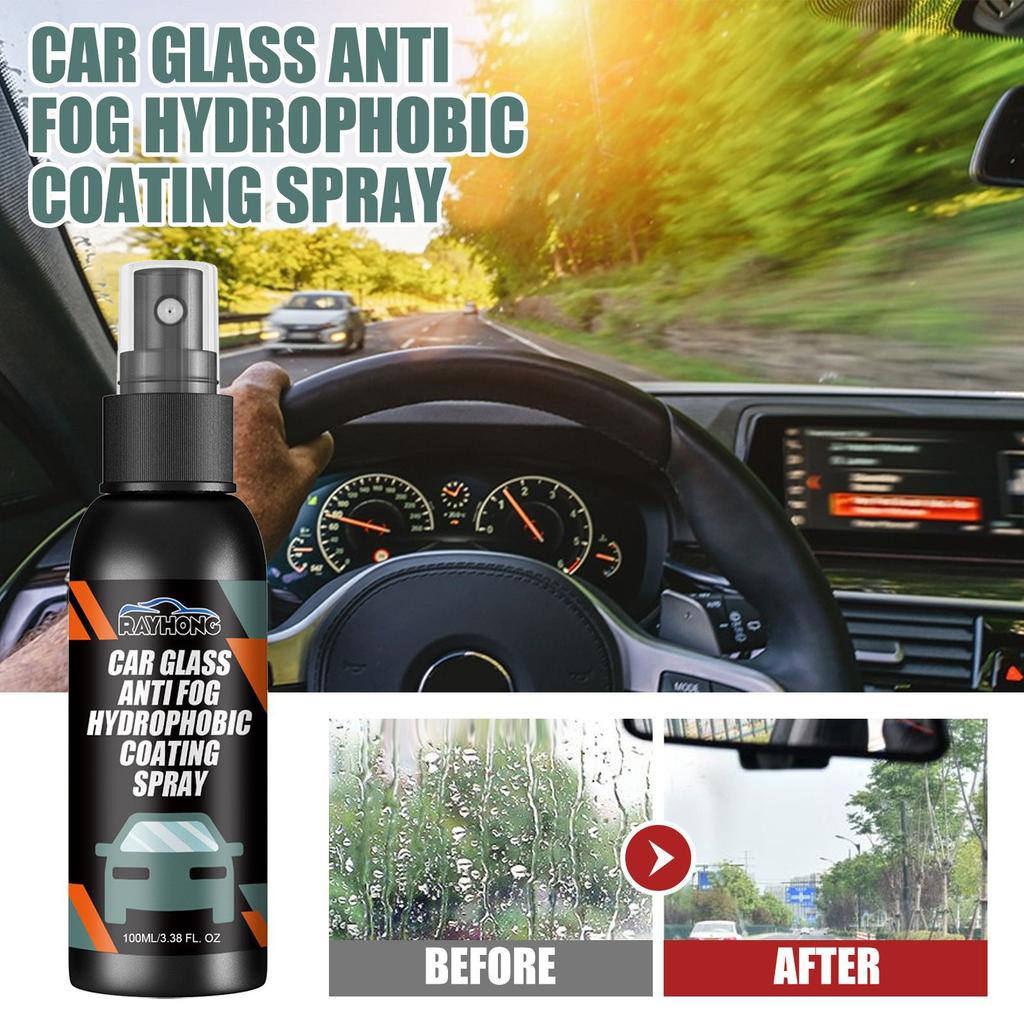 100ml Anti-Rain for Cars Glass Water Repellent Spray Windshield Mask Hydrophobic Anti-fogging Agent Protection Coating Car Care
