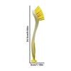 Pot Cleaning Brush Vertical Multifunction Kitchen Suction Cup Type Sink Cleaning Scrub Brush Long Handle