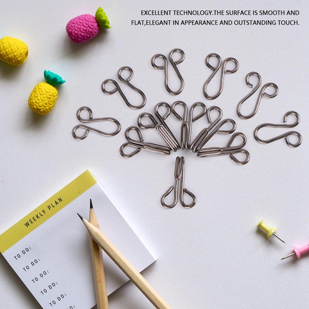 10 ks háčků na kožich Šití na spodní prádlo přes kabát(Černá)