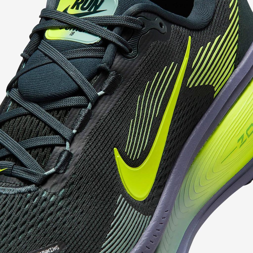 Nike Vomero Size 18, Seaweed/Cannon/Sanded Purple/Volt, HM6803-301, 26.0cm