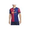Nike Dri-FIT ADV Barcelona 2024/25 Home Patchwork Logo Print Round Neck Short Sleeve Football Shirt Men Tops Deep-Royal-Blue FN8775-456