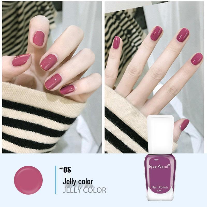 Aurora Nude Water-Based Peelable Nail Polish - Summer Long-Lasting, Eco-Friendly, Odorless, No-Bake, Free Shipping