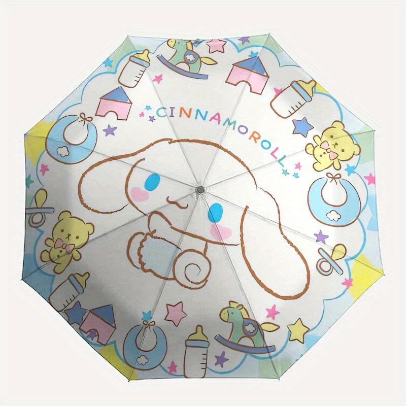 1pc Cinnamoroll Baby ItemsUmbrella with Plastic Handle,Suitable for All Seasons Home Travel Outdoor UmbrellaSanlio167