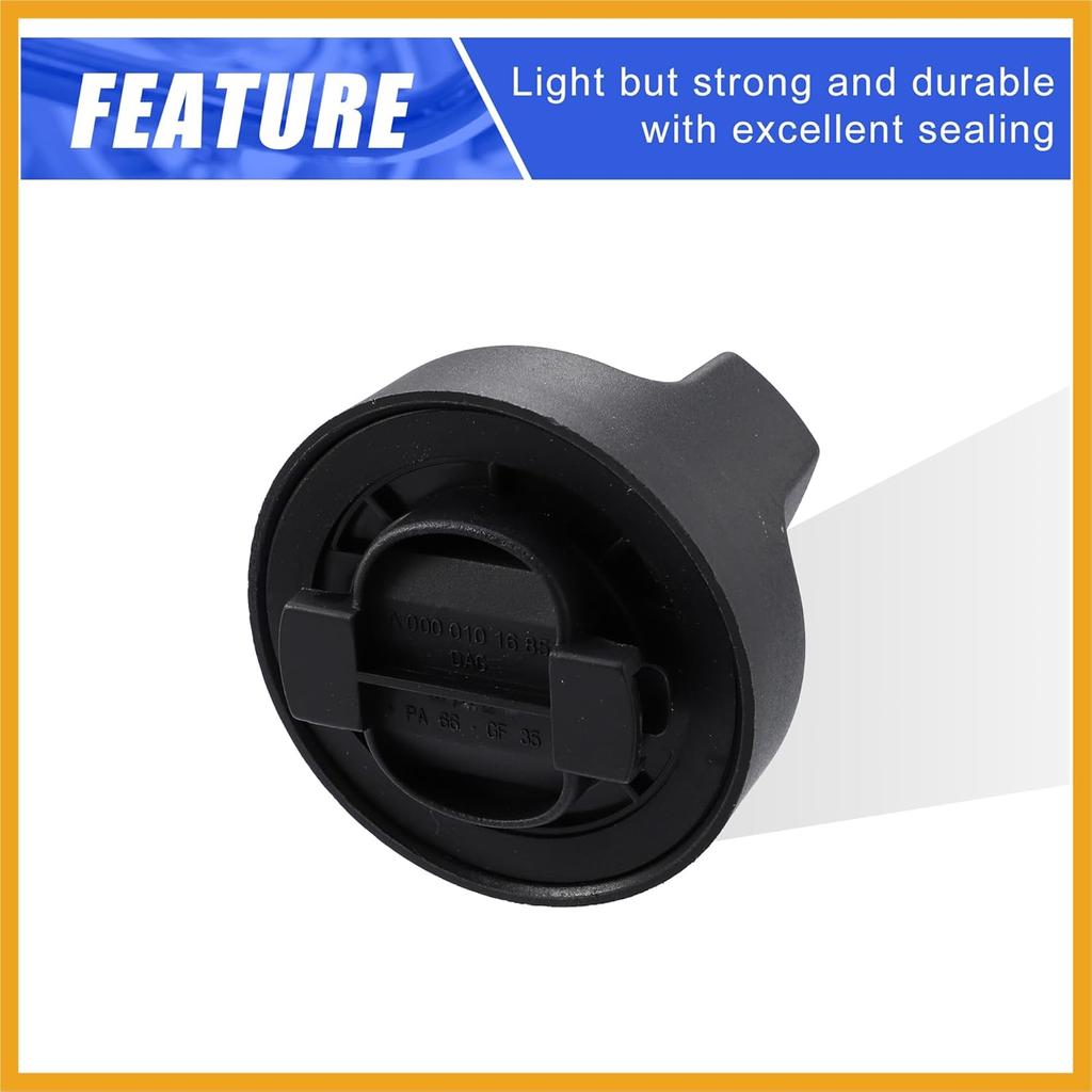 Motor Kraftstofftankdeckel Benzin Öl Einfülldeckel Abdeckung Ersetzen A0000101685 für Mercedes-Benz A-Klasse 1997-2017 Schwarz Ersatz