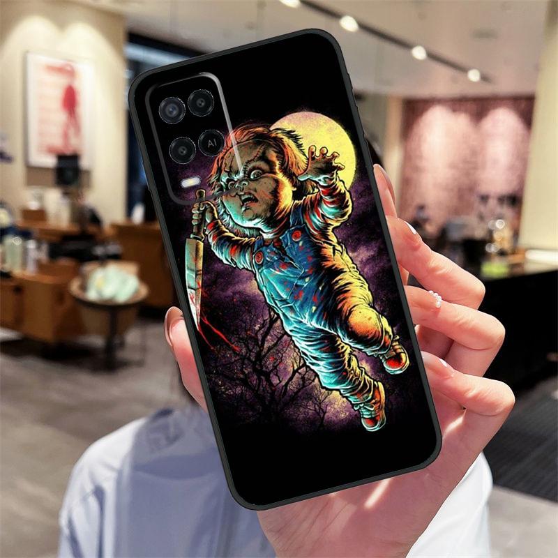 Scary Chucky Doll Horror Movie Case For OPPO Find X5 Pro X3 Lite A15 A16 A52 A72 A5 A9 A31 A53 A83 A93 A94 A74 A54 Cover