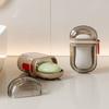 Travel Soap Dish With Drain Water Bathroom Supplies Portable Gadgets For Traveling Holder Container Accessories Home Storage Box