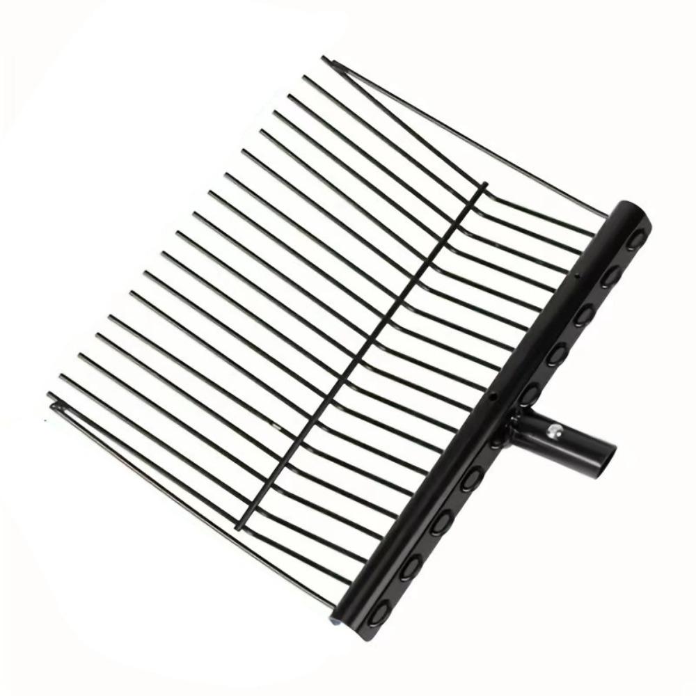 Stable Livestock Hay Fork Heavy Duty Stable Manure Rake Garden Rake Tool Garden Leaf Rake  Barn