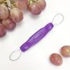 2-in-1 Dual-Ended Grape Peeler, Plastic Fruit Skinner, Home Use Raisin Skin Remover, Meat Extractor, Fruit Tool for Easy Peeling